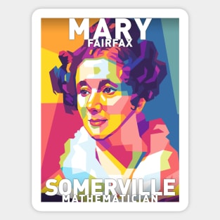 Mary Fairfax Somerville Sticker